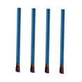 thumbnail image 4 of PENIKOKO Set of 4 Stainless Steel Reusable Cylindrical Straws for Cocktails and Beverages, Drinkware, 4 of 8