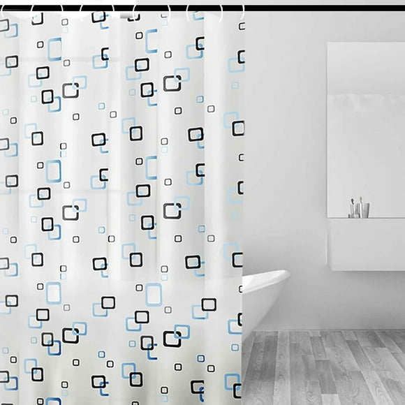 yievot Shower Curtain Bathroom Curtain Partition Curtain Waterproof Shower Curtain Shower Curtain Waterproof Mildew-proof Wet And Dry Separation