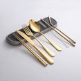 thumbnail image 1 of Juego de acero inoxidable, cuchillo, tenedor, cuchara, palillos, pajita, vajilla portátil, juego de 7 piezas, productos, 1 of 5
