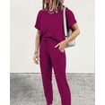 thumbnail image 3 of Conjunto Deportivo PRETTYGARDEN para Mujer, Dos Piezas, Color Morado, Talla XL, 3 of 6