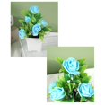thumbnail image 7 of Hadanceo Fake Potted Plant Vibrant Color Artificial Rose Bonsai Fade-resistant Realistic Simulated Plant for Home Decoration, 7 of 7