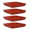 thumbnail image 1 of GOOHOCHY 4Ud Cuadrados Para Macetas En Plástico Con Elevado Y Resistente Para, 1 of 7