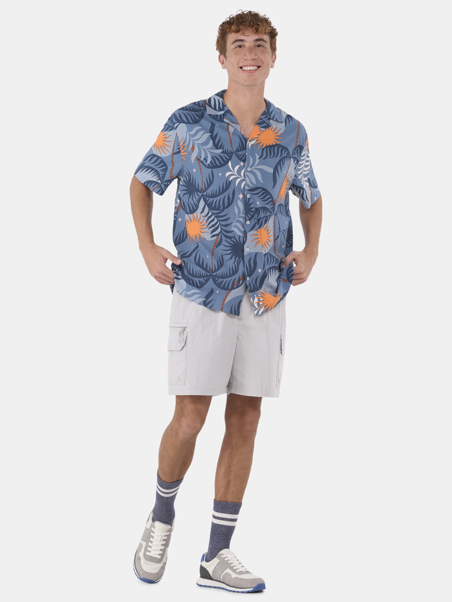 No Boundaries Men's & Big Men's 6" Cargo Short, Sizes XS-5XL