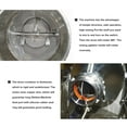 thumbnail image 4 of INTSUPERMAI Dry Powder Mixer Drum Particle Blender Metal Powder Mixing Machine Granual Mixer 26.5Gal, 4 of 8