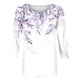 thumbnail image 4 of Fiudx Ofertas Del Día Camiseta Estampada a La Moda para Mujer, Blusa de Mangas 3/4, Tops Informales con Cuello Redondo, 4 of 4