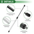 thumbnail image 5 of Unique Bargains Universal Lift Supports Struts Gas Spring 20inch/500mm 133Ib/600N/60kg Carbon Steel Silver Tone 1Set, 5 of 6