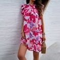 thumbnail image 4 of Elegant floral sleeveless dress for women, 4 of 5