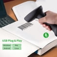 thumbnail image 4 of Escáner de código de barras iMARCONE Escáner de código de mano 1D / 2D / QR Lector de código de barr Abanopi USB con cable, 4 of 7