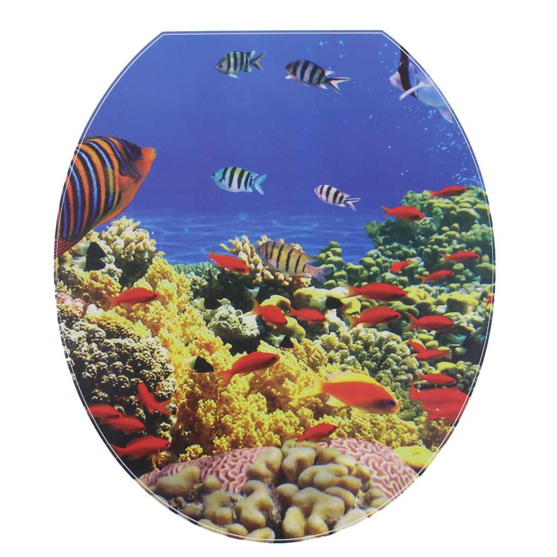 bain poisson marin PVC amovible r?�sistance eau toilette ?�tiquette couvercle | Walmart Canada