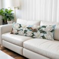 thumbnail image 2 of Magnolia Blossom Body Pillow Cover 20 x 60 Inch Decorative Pillow Cover Spring White Floral Flowers Farmhouse Green Lumbar Pillowcase Seasonal Rectangle Cushion Case for Couch Sofa Bed Living Room, 2 of 9