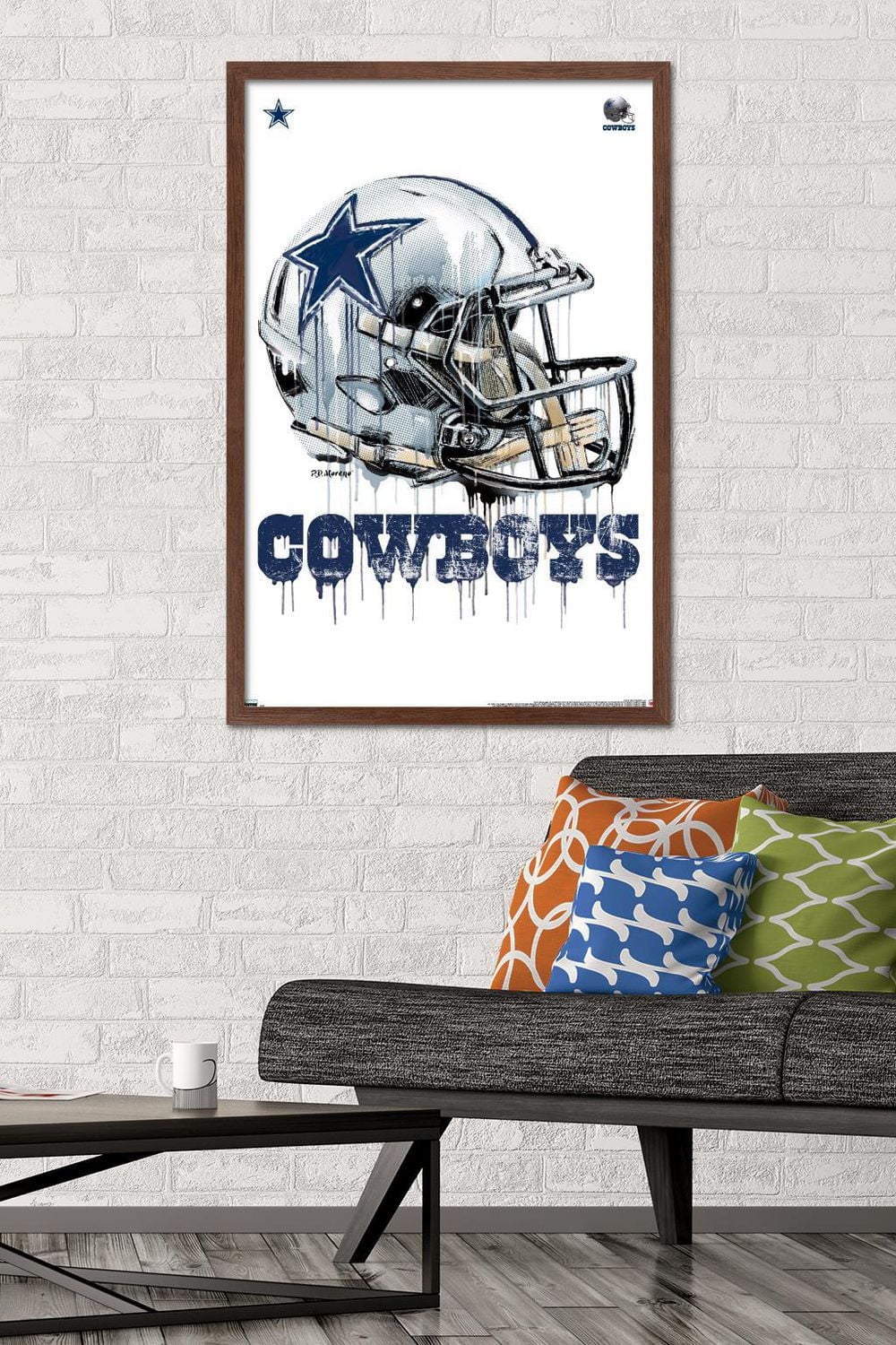 NFL Dallas Cowboys - Drip Helmet 20 Wall Poster