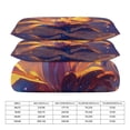 thumbnail image 2 of 3 Pcs Soft Bedding Set, Includes 1 Duvet Cover with Zipper And 2 Pillow,Shams Fantasy Butterfly Twin(86"x70"), 2 of 8