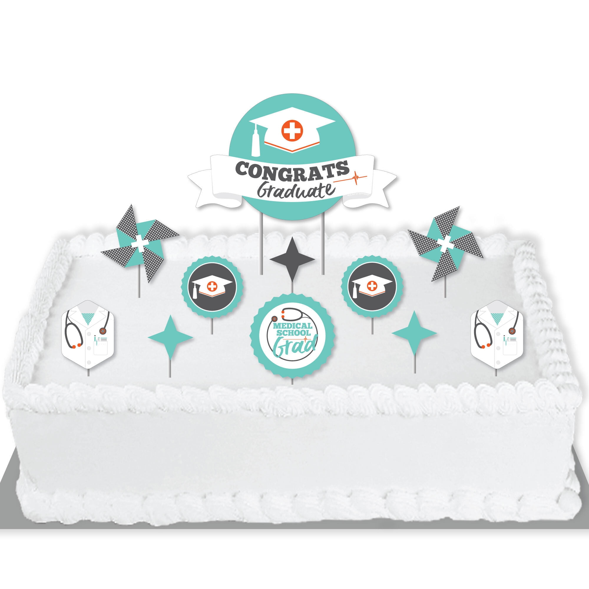 Graduation Party Cake Toppers Congrats Grads Decorations Cake Topper Party Decor