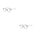 thumbnail image 2 of Sonducket Gafas de forma redonda anti luz azul, gafas de estilo Vintage, gafas transparentes con montura grande para óptica Negro 2piezas, 2 of 6