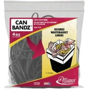 Alliance Rubber Company Inc. Can Bands 7-Inchx.12-Inch 50 Bands Black 07810, Black, 50-Count