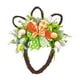 thumbnail image 1 of Corona de Pascua,Corona de huevos de Pascua con lazo interior al aire libre,Corona de puerta delantera adorno colgante vacaciones,Corona de primavera Decoración de Pascua Fiesta del, 1 of 8