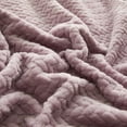 thumbnail image 4 of Mainstays Plush Textured Blanket, Lilac, King 102" x 90", All Ages, 4 of 5