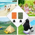thumbnail image 2 of Foldable Xpe Foam Outdoor Mat, Easy To Carry Shatterproof Design for Outdoor Adventures, 2 Pieces in Vibrant Colors, Lightweight and Portable for Hiking Camping Backpacking, 2 of 5