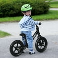 thumbnail image 4 of Gymax 12'' Balance Bike Kids No-Pedal Learn To Ride Pre Bike w/ Adjustable Seat Black, 4 of 10