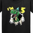 thumbnail image 4 of Inktastic I'm 5 Dinosaur Youth T-Shirt, 4 of 5