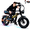 black-yellow, variant on Teenager Off-Road Mountain E-Bike, 1000W Motor 20+MPH Top Speed, 48V 16Ah Removable Battery 60 Miles Range, 16×4 Inch Fat Tire Full Suspension Electric Bike for Teens UL2849