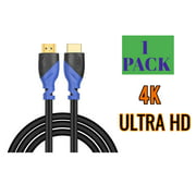 1 PACK High Speed hdmi cable with ethernet 4K ultra hd 30ft, 18gbps 4k hdmi cable 30ft , 4k hdmi cable 30 ft for tv/Apple/Samsung/Nintendo Switch/Ps4/Xbox/Roku/Projector (1-PACK)