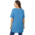 thumbnail image 2 of Woman Within Plus Size Perfect Short-Sleeve Boatneck Tunic, 2 of 6