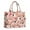 Pink Beagle And, variant on Large Capacity Tote Bag,Pink Beagle and Flower Handbag Fashion Luxury Tote Bag,15.7"x13"x 5.1" Inches,Laptop Compatible