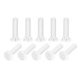 thumbnail image 1 of Unique Bargains M2x8mm Plastic Phillips Machine Screws, PC Flat Head Machine Bolts 25 Pack, 1 of 4