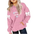 thumbnail image 2 of Bows pour Filles, Haut à Manches Longues Col Rond pour Garçons et Filles, Sweat à Capuche pour Enfants, 2 of 6