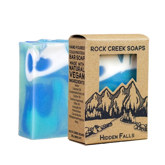Rock Creek Soaps - Vegan Bar Soap - Hidden Falls