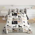 thumbnail image 2 of Castle Fairy Cute Dachshund Queen Comforter Set,Cartoon Animal Dog Bedding Comforter Set, 2 of 8