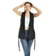 thumbnail image 1 of Chaleco elegante con cinto Roman Fashion /Juvenil, 2557 (Negro) negro G, 1 of 5