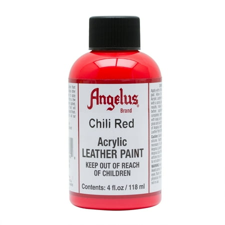 UPC: 0086366742600 | Angelus® Acrylic Leather Paint  4 oz.  Chili Red