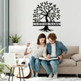 thumbnail image 4 of KAINSY Custom Tree of Life Family Metal Signs, Personalized Tree of Life Wall Decor, Outdoor Yard Decor, Family Sign Wall Decor, Monogram Metal Sign, Custom Tree Yard Sign, Home Decor for Living Room, 4 of 9