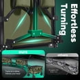 thumbnail image 5 of Collapsible Wagon Cart with Big All-Terrain Beach Wheels, Foldable Heavy Duty Wagons with Cup Holders, Utility Carts for Camping, Garden, Outdoor, Grocery, Sports. Khaki, 5 of 6