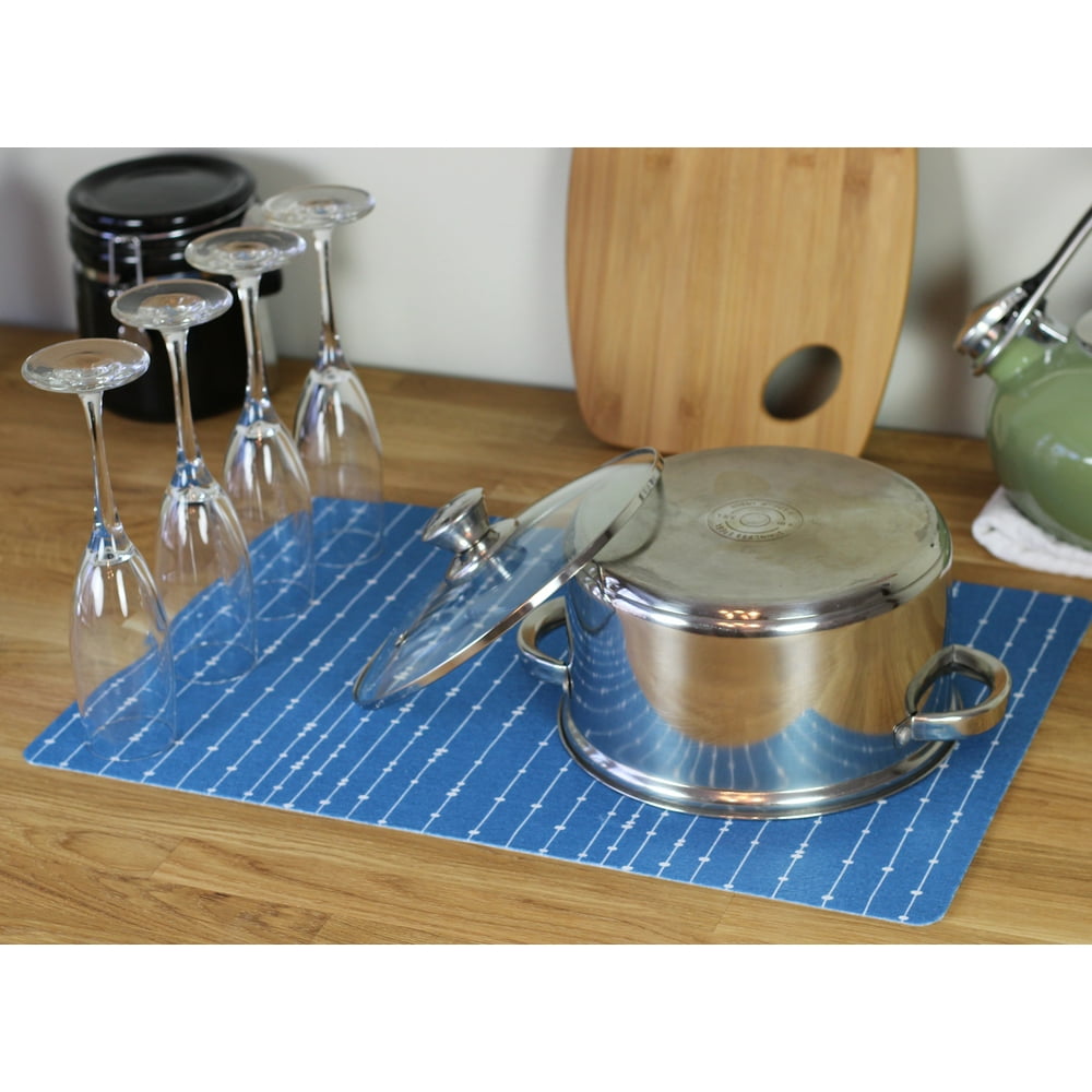 Drymate Surface Solutions Deluxe Kitchen Dry Mat, 14" x 20" Walmart