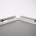 thumbnail image 6 of Snap Poster Frame 0.59" Aluminum Front Loading Wall Mounting 16x20 Silver, 6 of 8