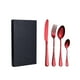thumbnail image 2 of Aparatos de cocina, Accesorios de cocina, Utensilios de cocina, Herramientas de cocina Serie navideña Cubiertos de acero inoxidable Cuchillo Tenedor y Cuchara Juego de 4 piezas Juegos de cena navideña, 2 of 7