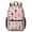 Princess and Castle, variant on Princess and Fairy Pink Pattern 17" School Backpacks for Teens,Waterproof Oxford Fabric,S-Shape Padded Straps for School,Travel,Hiking,Camping