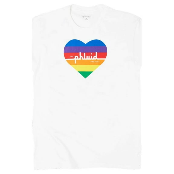 The Phluid Project: Rainbow Heart Tee
