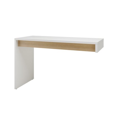 UPC: 0687174987117 | Nexera Chrono Reversible Desk Panel  White and Natural Maple