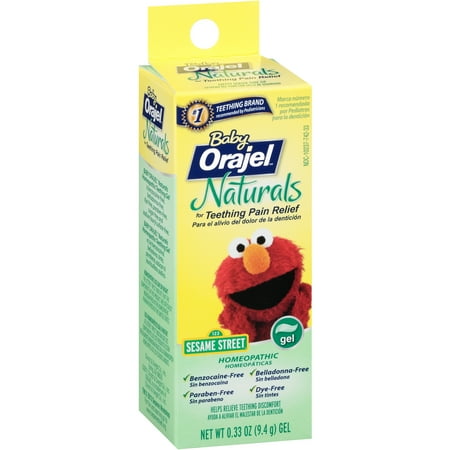 Baby Orajel Naturals Gel for Teething Pain Relief, 0.33 oz