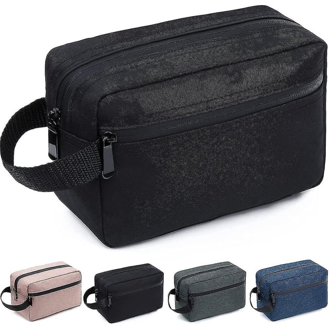 Neceser de viaje YONGSHENG para mujeres y hombres con divisor y asa negro