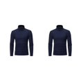 thumbnail image 1 of Sonducket Ropa interior térmica para hombre, Tops de cuello alto, jersey de manga larga de Color sólido, camisa ajustada para oficina de otoño Type1 NO1, 1 of 6