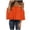 Orange, variant on Women Tops Short Sleeve Daily Loose Blouses Casual Basic Shirt Pullover Shoulder Party Ladies Fashion, XL, Orange