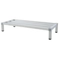 thumbnail image 1 of Aluminum Storage Rack 48x14x8 Inch 1000 Lb Capacity - Commercial Dunnage Rack with Floor Clearance for Kitchen, Supermarket, Restaurant, 1 of 6