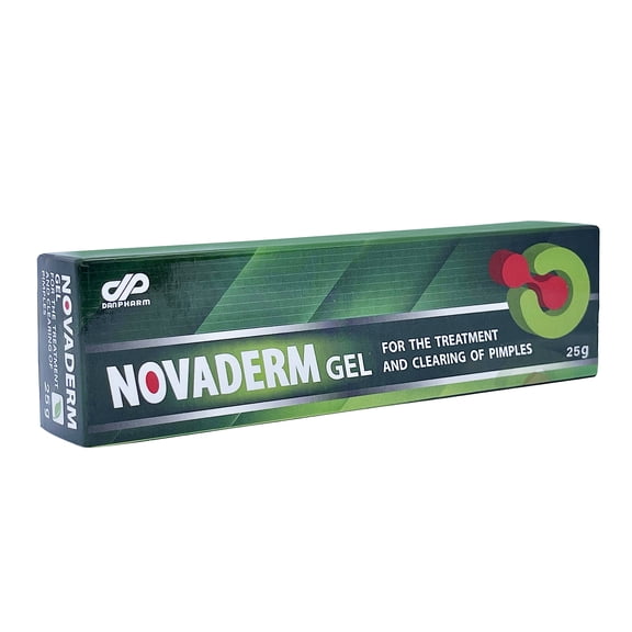 Novaderm - Acne Treatment Gel. Acne Remedy for Removing Pimple and Cystic Acne - Pimple Gel for Acne Prone Skin 0.8oz