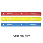 DDI Plastic Ruler - Assorted Case of 52 - 12in.Long