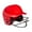 Red, variant on Mizuno MVP Series Solid Batting Helmet with Fastpitch Softball Mask
